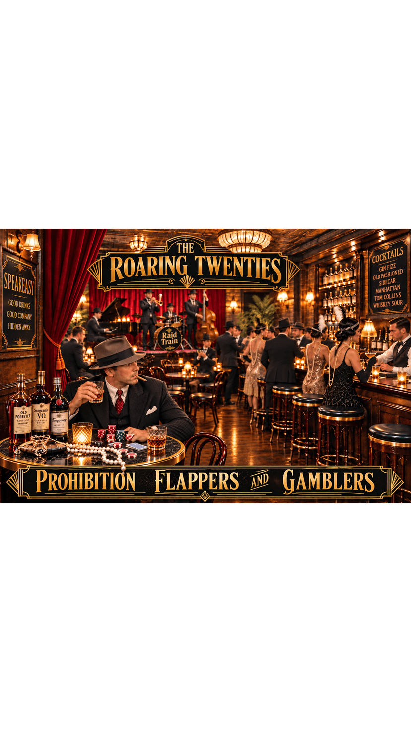 The Roaring Twenties Raid Train